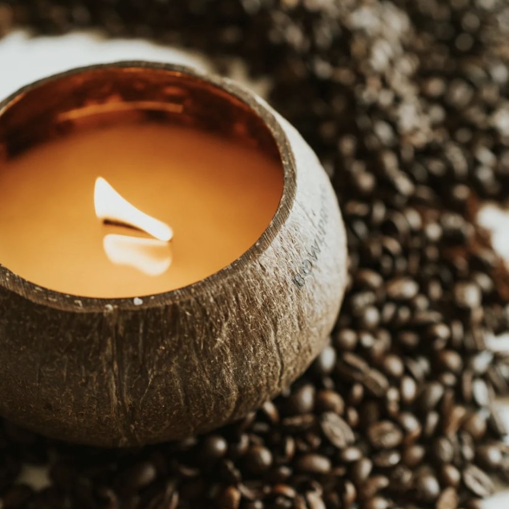 Κερί καρύδας με άρωμα καφέ