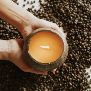 Κερί καρύδας με άρωμα καφέ