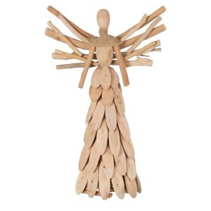 Άγγελος από φυσικό ξύλο 49cm