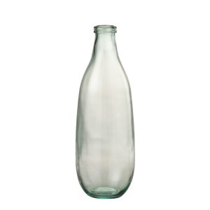 Βάζο γυάλινο Tori μπουκάλι διάφανο 40cm