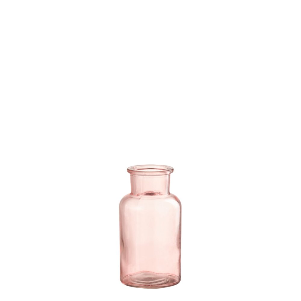 J-Line βάζο μπουκάλι γυάλινο Eliana με διακοσμητικό M 20cm